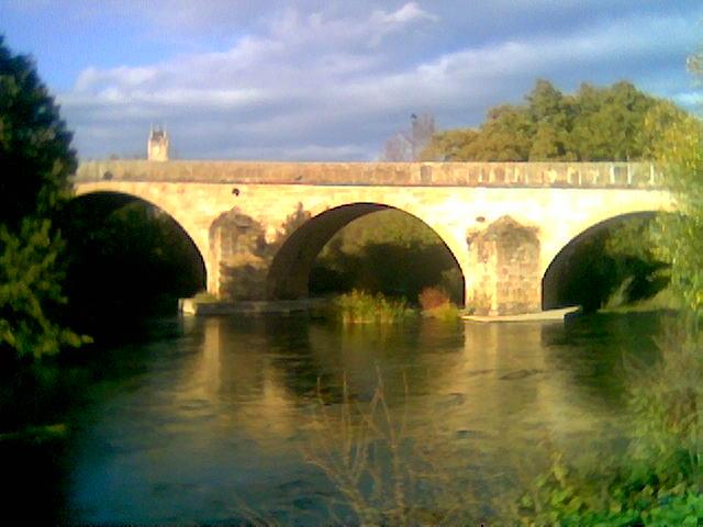 El Jerte bajo el Puente Nuevo